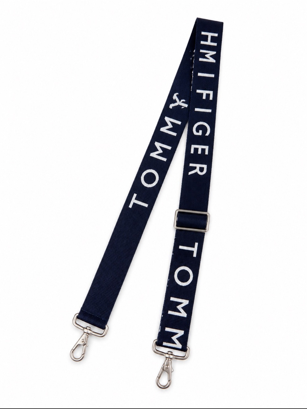 Tommy Hilfiger Navy Blue Logo Adjustable Messenger Strap